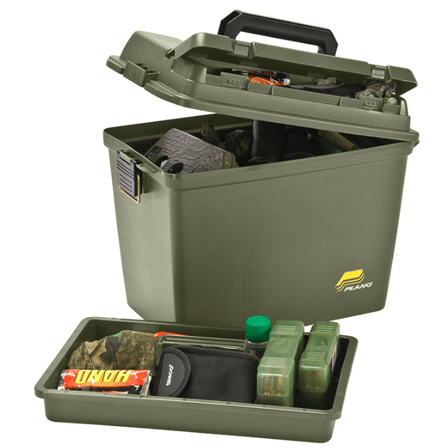  Plano Ammo Crate, Black, Lockable Plastic Ammunition